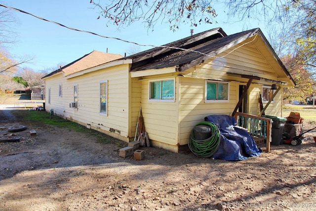 view of rear view of property