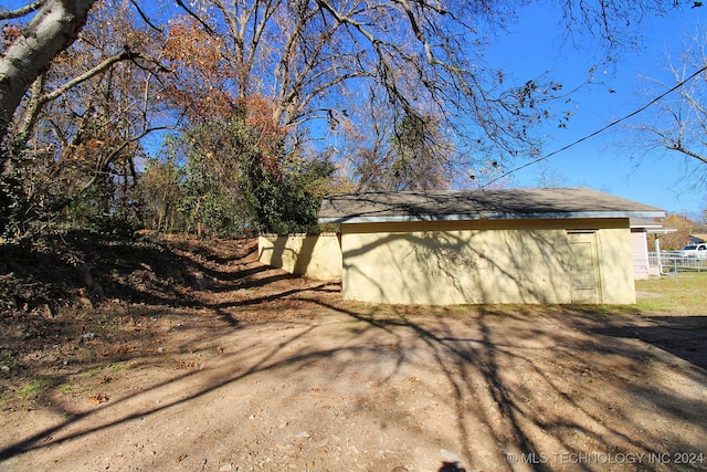 view of home's exterior