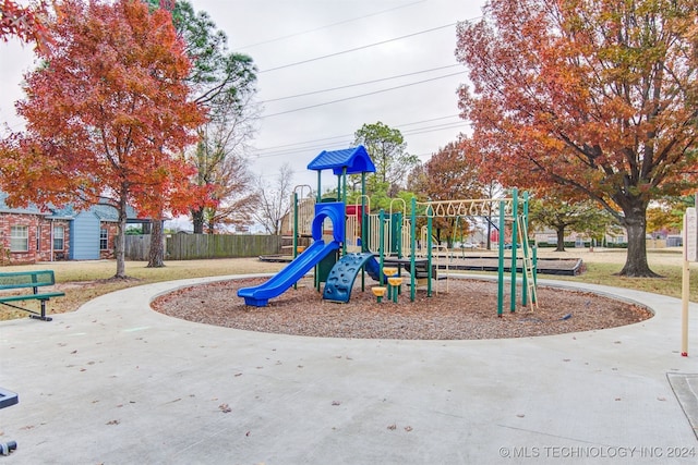 view of play area