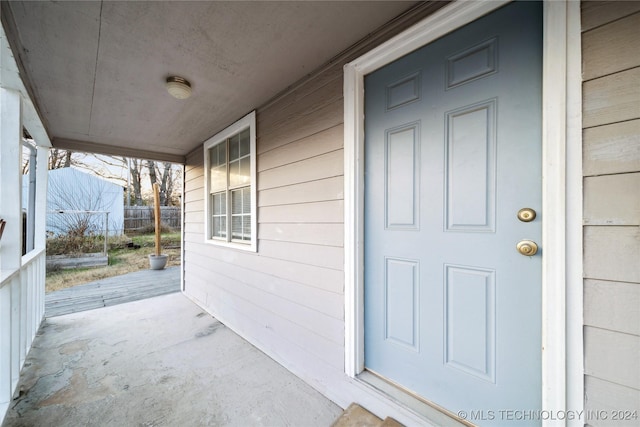 view of property entrance