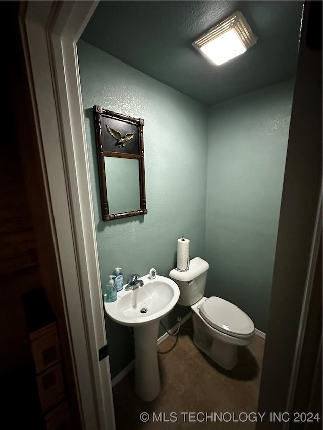 bathroom with toilet