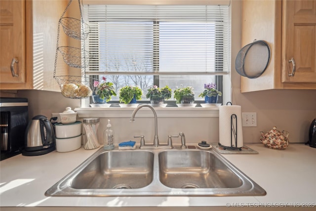 kitchen featuring sink