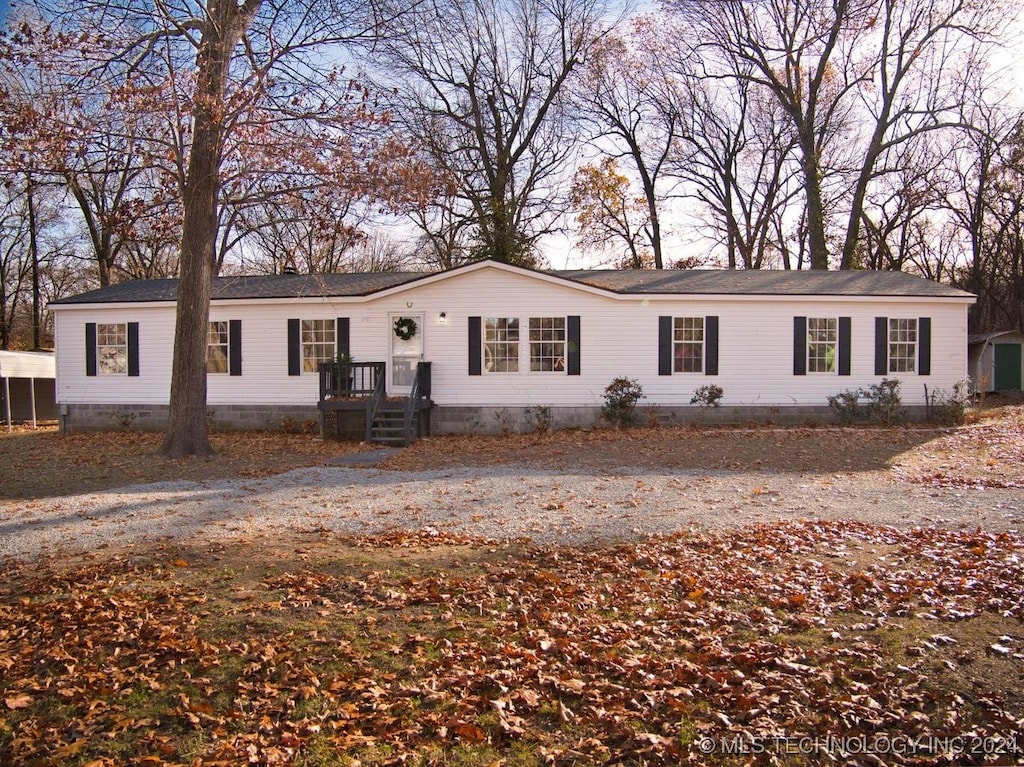 view of ranch-style house