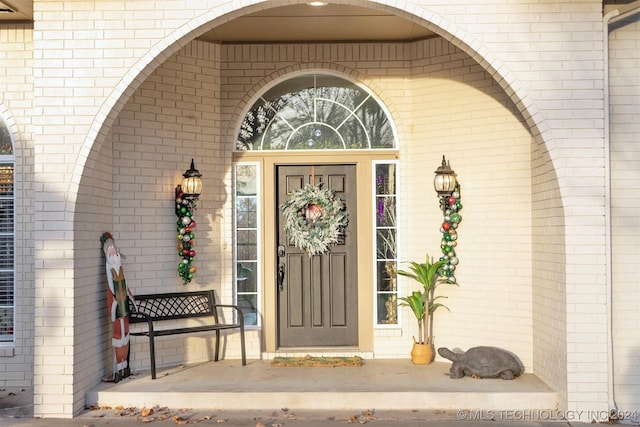 view of entrance to property