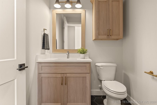 203 E 45th Ct, Tulsa, OK 74105 - bathroom with vanity and tile patterned flooring