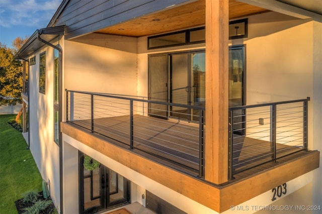 203 E 45th Ct, Tulsa, OK 74105 - view of wooden deck