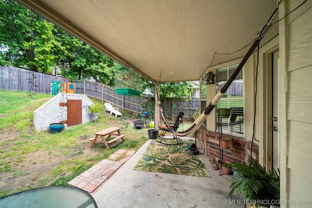 view of patio