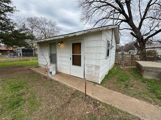 view of outbuilding