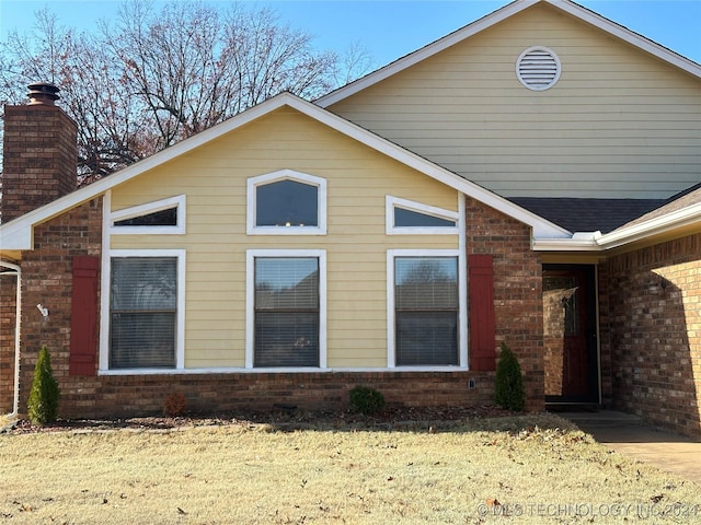 view of back of property