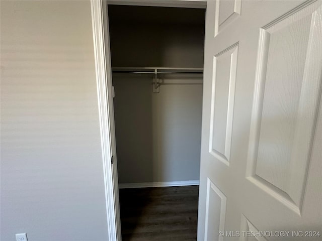 view of closet