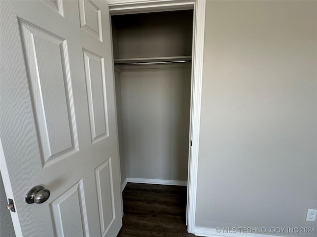 view of closet