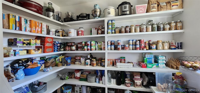 view of pantry