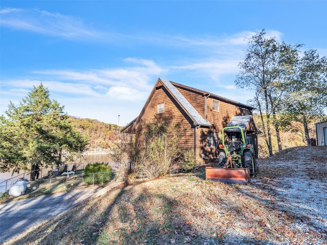 view of property exterior