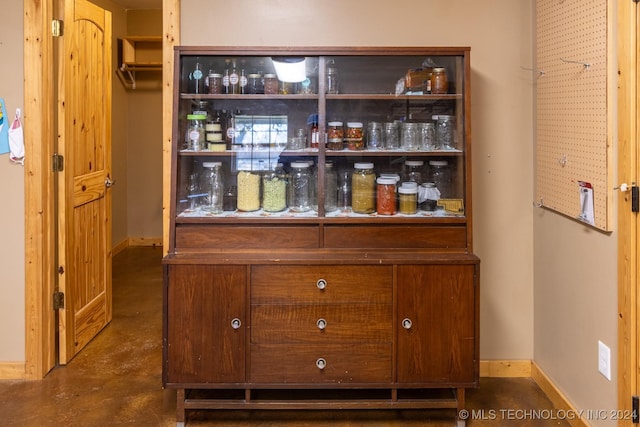 view of pantry