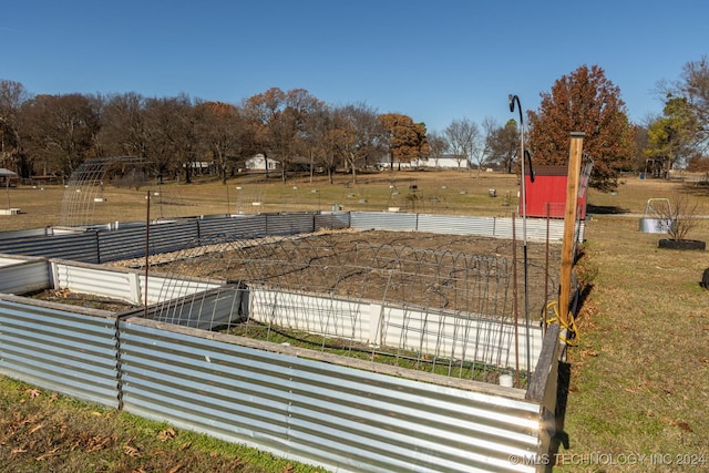 exterior space featuring a rural view