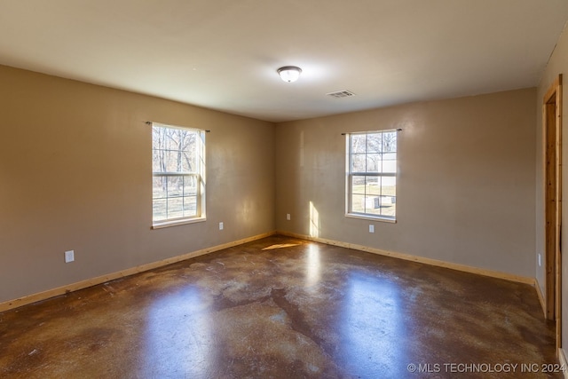 view of empty room