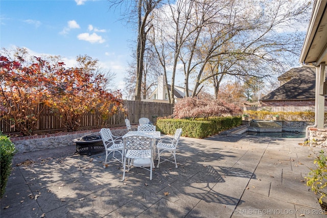 view of patio