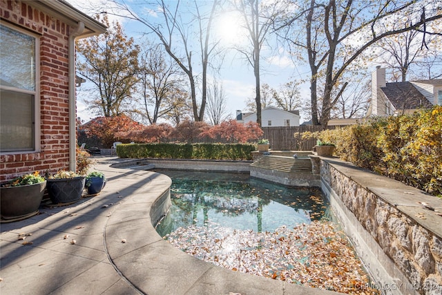 view of pool