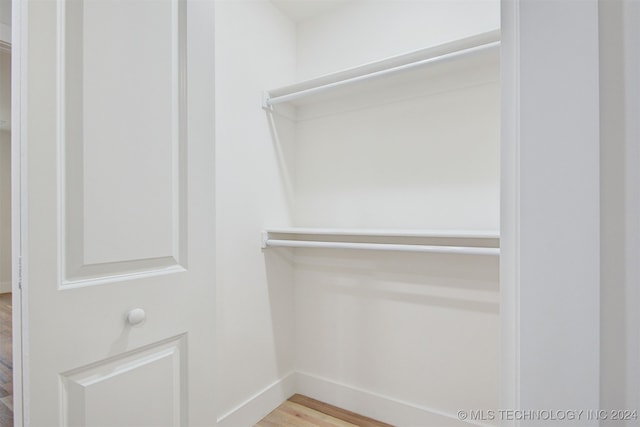 view of closet