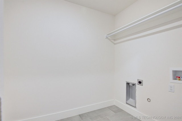 laundry room with gas dryer hookup, washer hookup, and hookup for an electric dryer