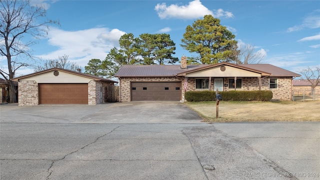 view of ranch-style home