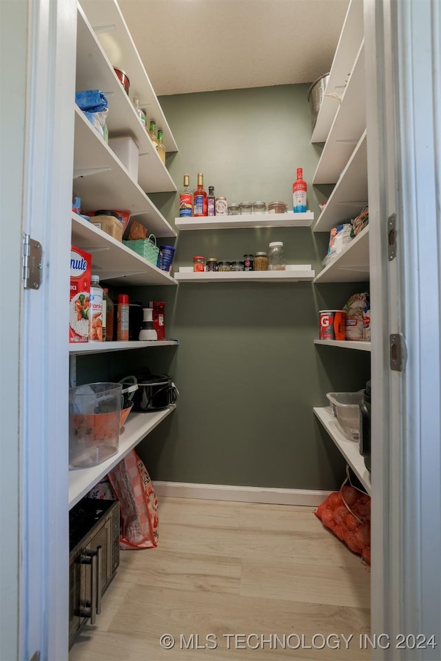 view of pantry