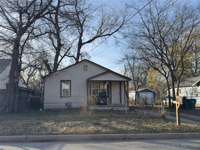 view of front of house featuring covered porch