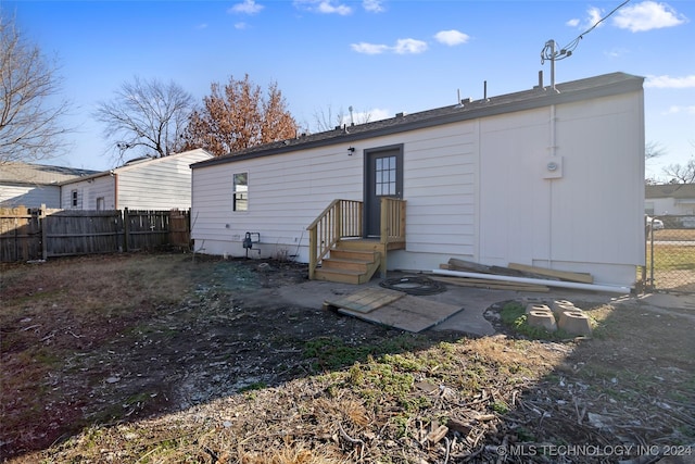 view of back of house