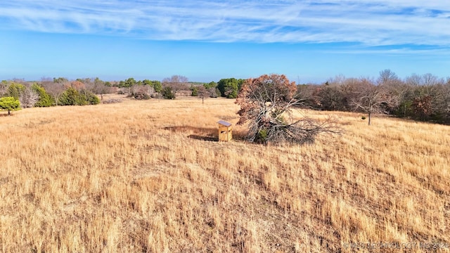 view of nature featuring a rural view