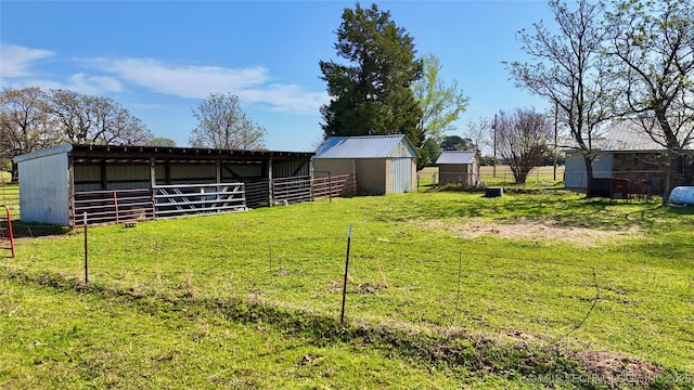 1 W County Road 1260, Stigler, OK 74462 - view of yard featuring an outdoor structure and an exterior structure