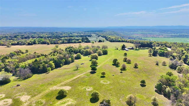 1 W County Road 1260, Stigler, OK 74462 - aerial view featuring a rural view