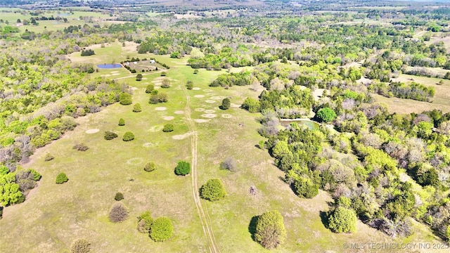 1 W County Road 1260, Stigler, OK 74462 - aerial view featuring a water view