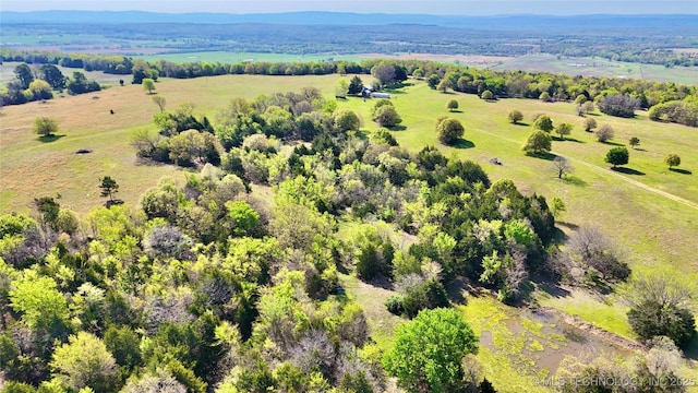 1 W County Road 1260, Stigler, OK 74462 - aerial view featuring a rural view