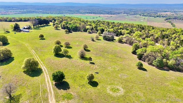 1 W County Road 1260, Stigler, OK 74462 - drone / aerial view with a rural view