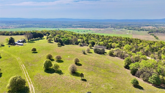 1 W County Road 1260, Stigler, OK 74462 - drone / aerial view featuring a rural view