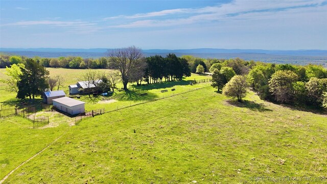 1 W County Road 1260, Stigler, OK 74462 - aerial view featuring a rural view