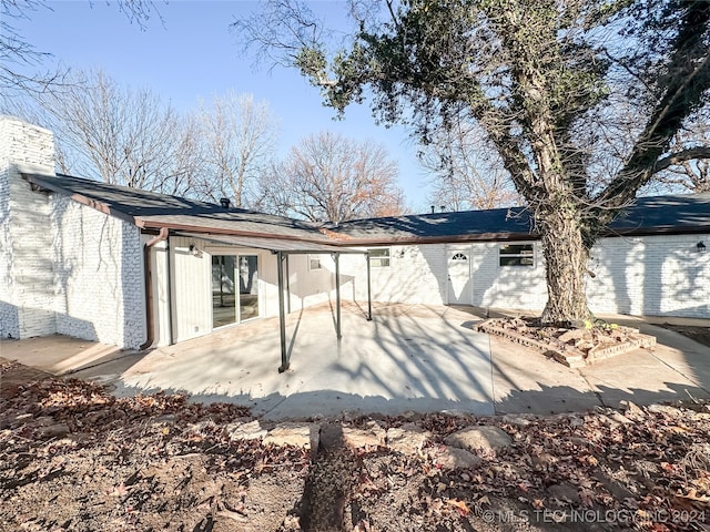 back of house featuring a patio