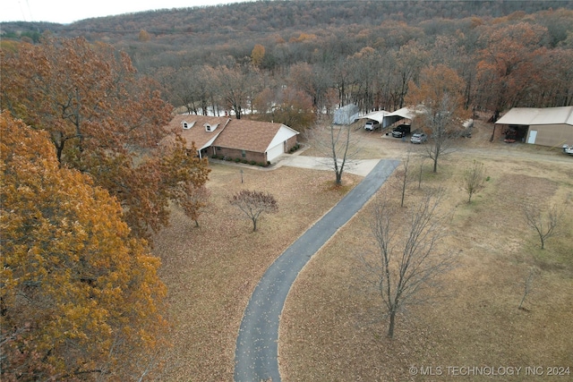 drone / aerial view