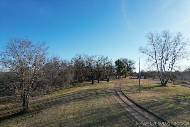 view of road