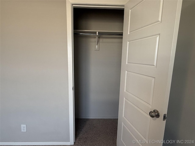 view of closet