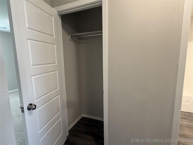 view of closet