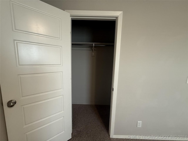 view of closet