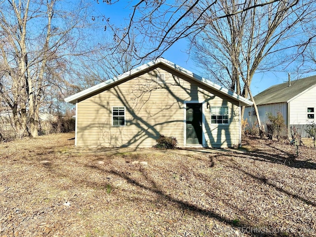 view of rear view of house