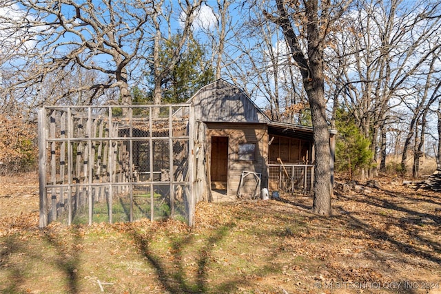 view of outbuilding