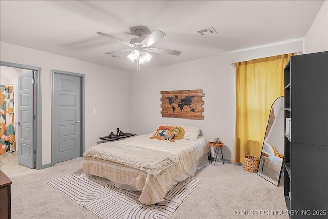 4255 S 173rd E Ave, Tulsa, OK 74134 - bedroom featuring light carpet and a ceiling fan