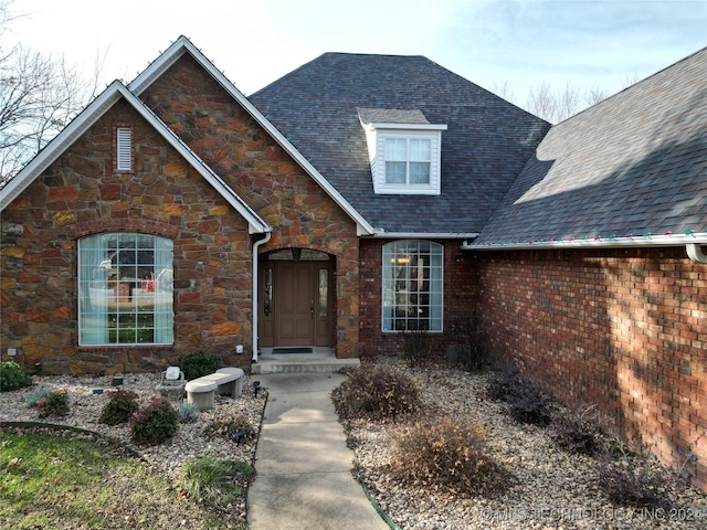 view of front of home