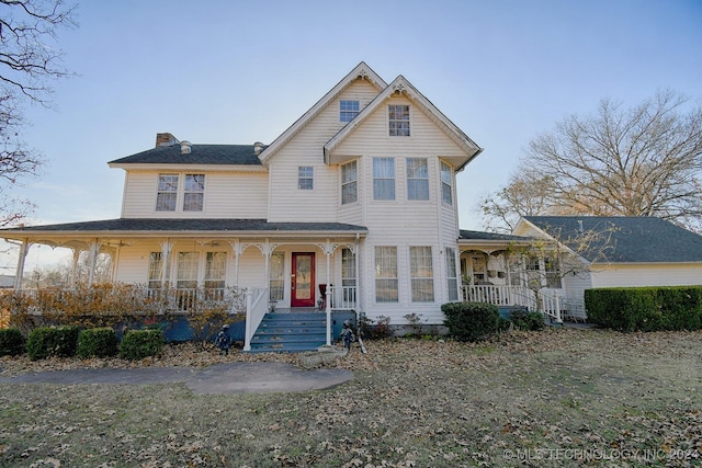 victorian home with a porch