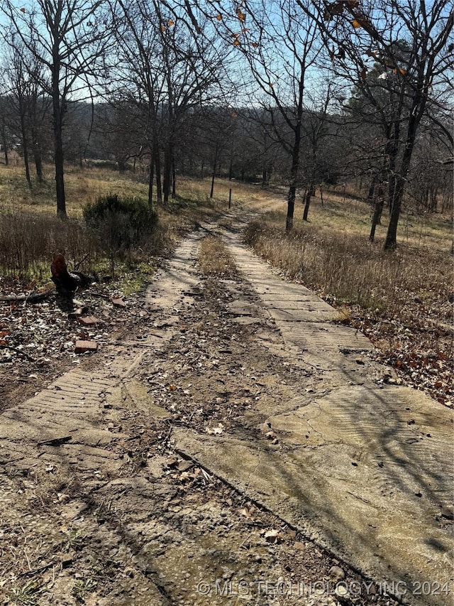 view of road