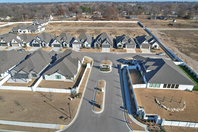 birds eye view of property featuring a residential view