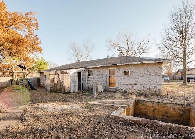 view of rear view of house